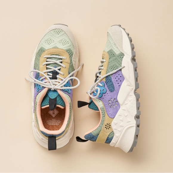 Flower Mountain Shoes - Flower Mountain Kotetsu Sneakers / size 8